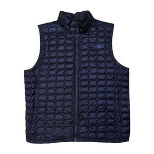The North Face Mens XL Thermoball Insulated Puffer Vest Navy Blue Hike Gorpcore